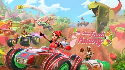 PS4/Switch版「オールスター・フルーツ・レーシング」が発売！オフライン＆オンラインでのマルチプレイに対応したレースゲームの画像1
