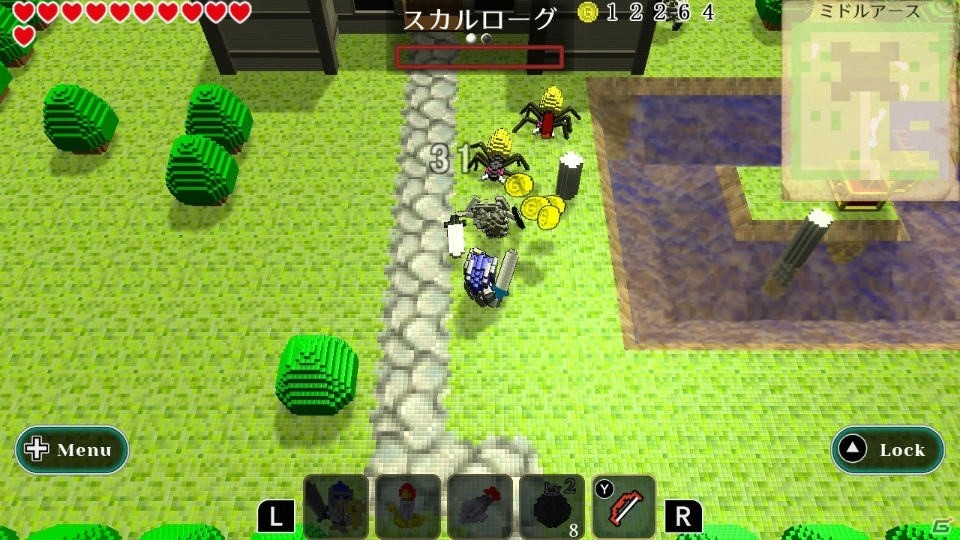 全てがキューブで描かれるアクションRPG「Fable of Fairy Stones:妖精石物語」のSwitch版が12月19日に配信！の画像4