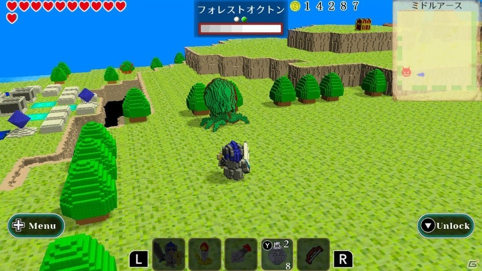 全てがキューブで描かれるアクションRPG「Fable of Fairy Stones:妖精石物語」のSwitch版が12月19日に配信！の画像5
