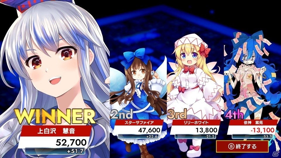 総勢108人のキャラが登場する「東方幻想麻雀」が2020年1月にSwitchで発売！公式サイトも公開の画像24