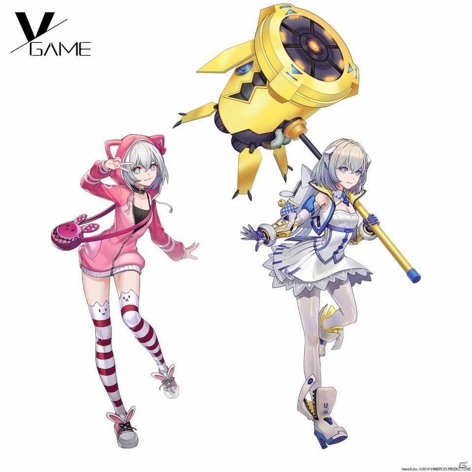 「VGAME」主要キャラクター5人の紹介ページがリニューアル！新衣装「都市ルック」や設定が公開の画像3