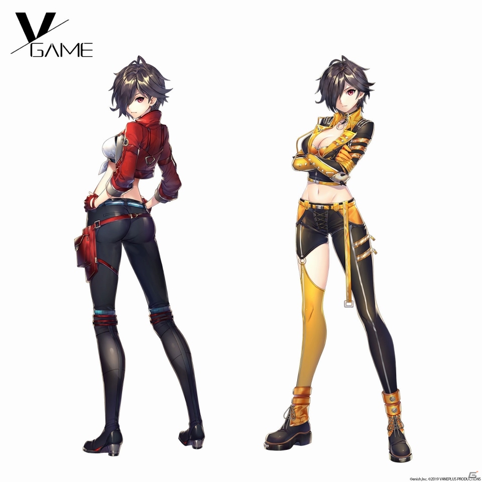 「VGAME」主要キャラクター5人の紹介ページがリニューアル！新衣装「都市ルック」や設定が公開の画像5