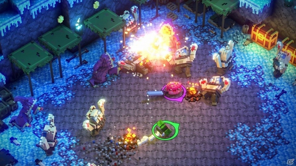 ブロックで作られた世界を冒険するアクションゲーム「Riverbond」PS4/Switch版が発売！の画像4
