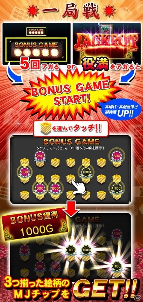 「セガNET麻雀 MJ」Ver.4.9が実装！MJチップ大量獲得チャンスの「BONUS GAME」や「何切るサポート機能」が追加の画像2