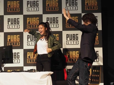 小島瑠璃子さんが実況初挑戦でドン勝をゲット！「PUBG LITE」先行オープニングイベントをレポートの画像12