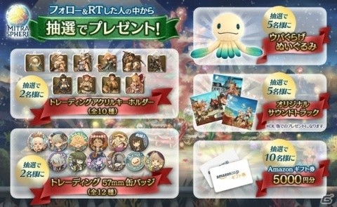 「ミトラスフィア -MITRASPHERE-」で「700万DL突破記念キャンペーン」が開催！ガチャ20連分の大輝石をゲットしようの画像4