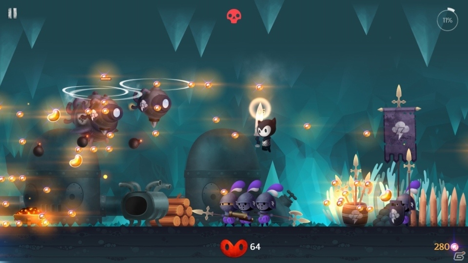 Switch「ブラックソードマン―ある死神の物語―」が12月19日に配信！数千の敵をぶった切る2DアクションRPGの画像4