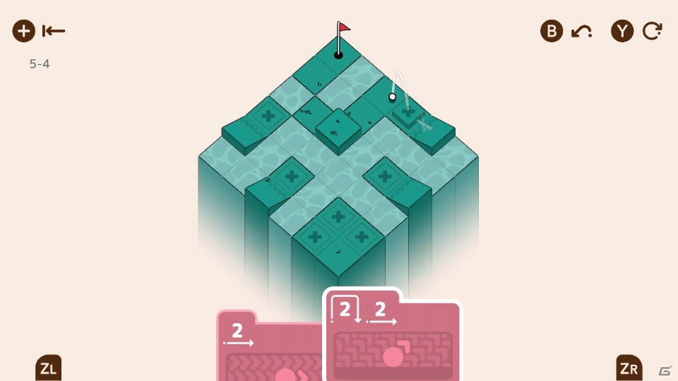 ゴルフをしながら山の頂上を目指すパズルゲーム「ゴルフピークス」がSwitch向けに配信開始！の画像4
