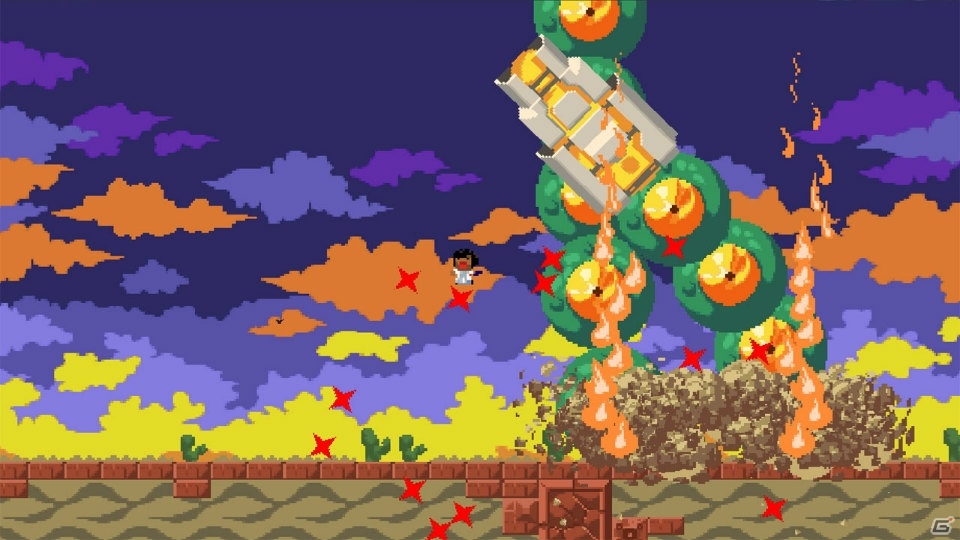 レトロ風ハードコア・アクションADV「セイクリッド ストーンズ」がSwitch向けに発売！の画像4