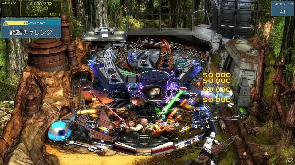 Switch「スター・ウォーズ ピンボール」が本日発売！シリーズ作品やキャラをモチーフにした全19種のテーブルを収録の画像11
