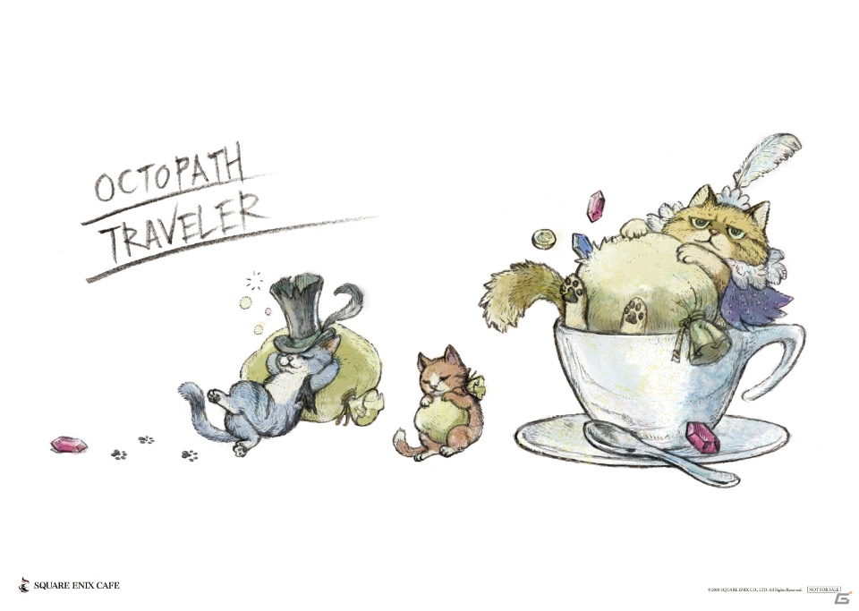 12月14日よりSQUARE ENIX CAFEにて「OCTOPATH TRAVELER」コラボ第2弾が開始！の画像14