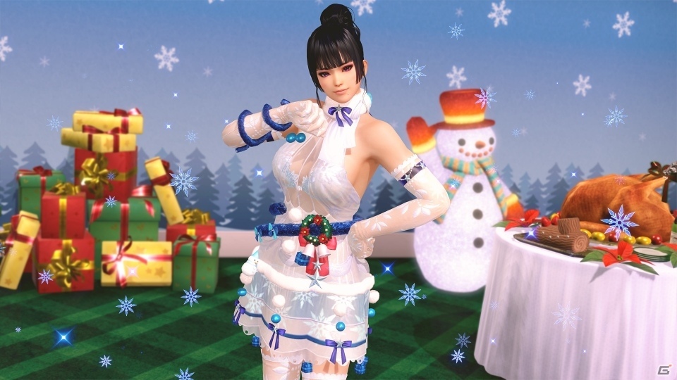 「DOA XVV」SSR出現確率3倍！クリスマス限定新作SSR「ホーリースノウ」のトレンドコーデガチャが開催の画像14