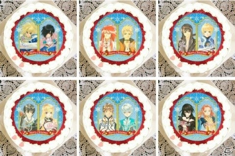 「テイルズ オブ シリーズ」16タイトルのクリスマスケーキが登場！ケーキと同じイラストの缶バッジが特典として付属の画像2