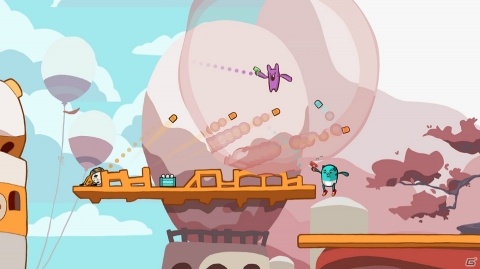 Switch版「Retimed」が配信！時の流れがゆっくりになる“泡”を利用して戦う対戦型アクションゲームの画像6