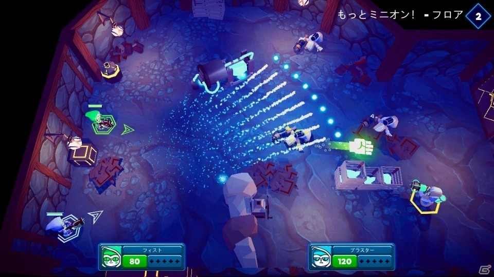 Switch「ノーリロードヒーロー」が配信開始！リロード無しでひたすら撃ちまくれる爽快アクションシューティングの画像2
