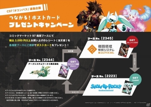 アークシステムワークス、コミケ97で実施するイベント情報を公開！リバサヴォルカを何回連続で出せるかチャレンジなどの画像2