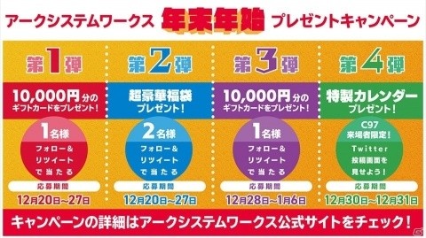 アークシステムワークス、コミケ97で実施するイベント情報を公開！リバサヴォルカを何回連続で出せるかチャレンジなどの画像5
