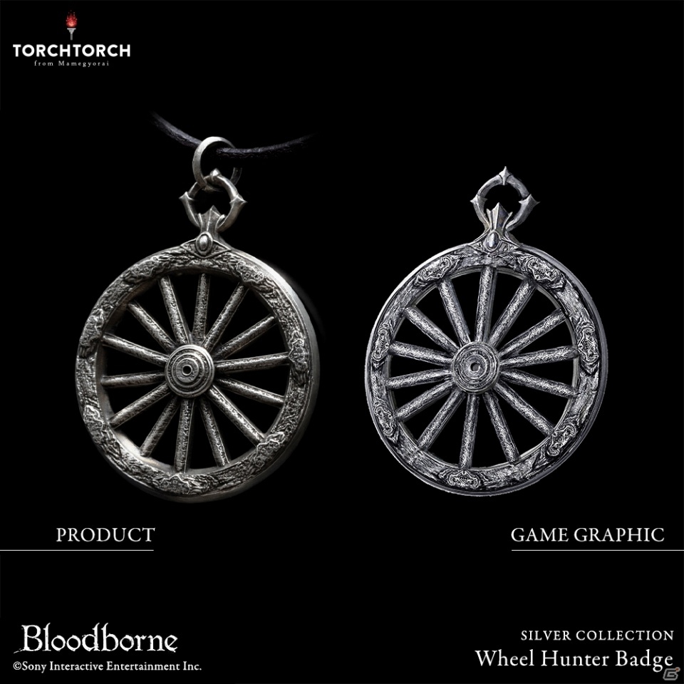 「Bloodborne」の狩人証がアクセサリー化！ノコギリの狩人証が2020年4月、車輪の狩人証が2020年5月に発売の画像14