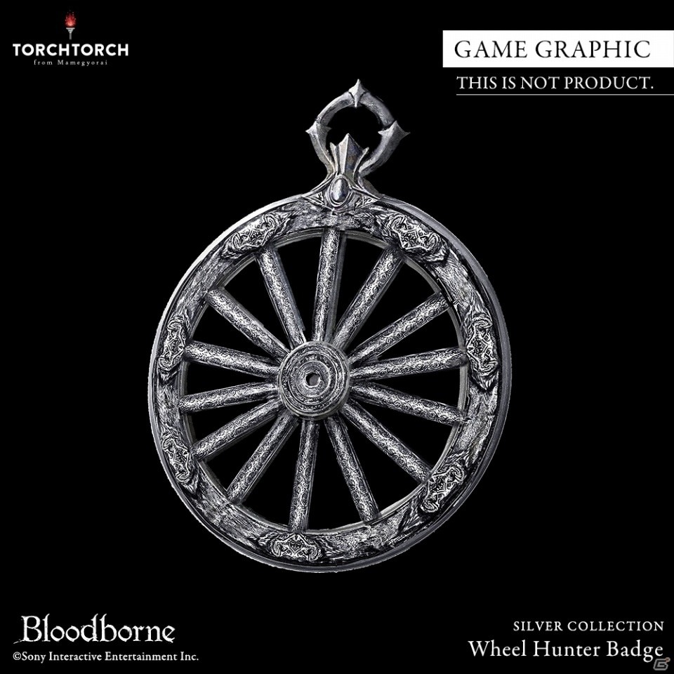 「Bloodborne」の狩人証がアクセサリー化！ノコギリの狩人証が2020年4月、車輪の狩人証が2020年5月に発売の画像27
