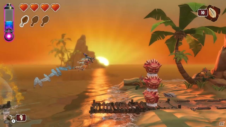 Switch「Jet Kave Adventure」が12月23日に配信！ジェットパックを身に着けた原始人を操作するアクションゲームの画像4