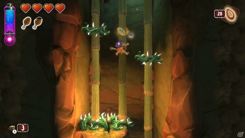 Switch「Jet Kave Adventure」が12月23日に配信！ジェットパックを身に着けた原始人を操作するアクションゲームの画像6