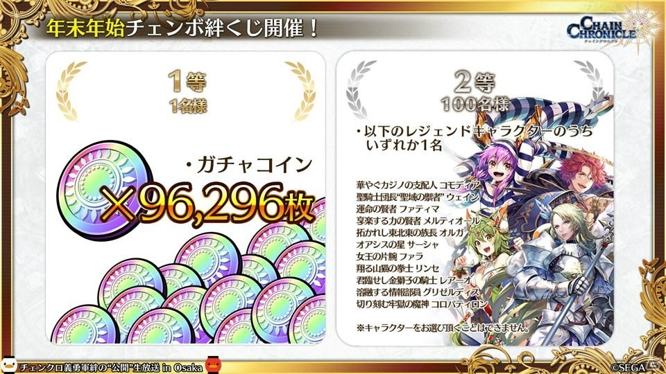 「チェインクロニクル3」CLIMAX CHAPTERS／グランドサーガの新情報が続々公開！大阪で行われた公開生放送まとめの画像53