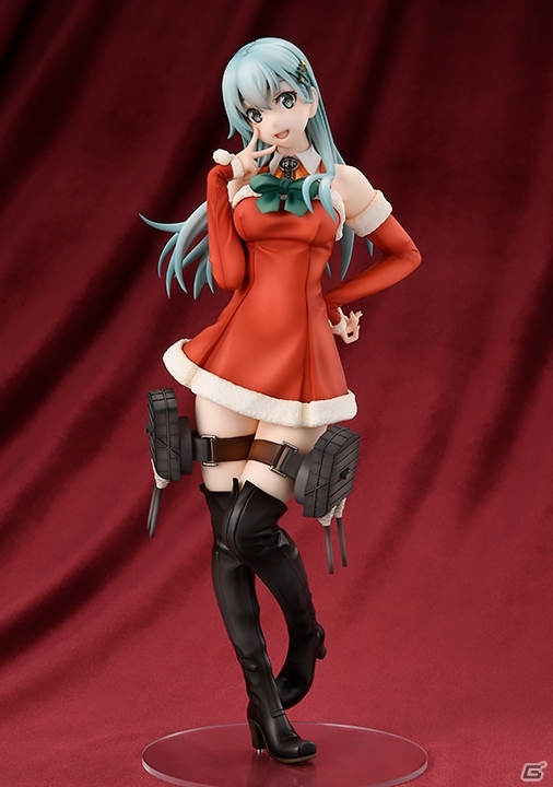 「艦隊これくしょん -艦これ-」サンタ衣装の鈴谷がAMAKUNIより立体化！ミリタリーワッペンが付属する限定版も登場の画像4