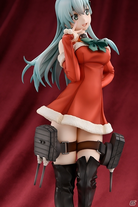 「艦隊これくしょん -艦これ-」サンタ衣装の鈴谷がAMAKUNIより立体化！ミリタリーワッペンが付属する限定版も登場の画像6