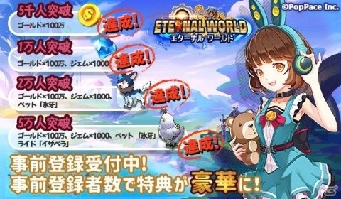 爽快アクションが楽しめるアニメチック3DMMORPG「Eternal World」の正式サービスが開始！の画像4