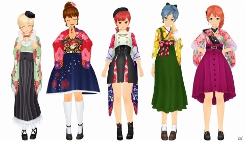 「スクールガールストライカーズ2」37人分のコスチューム「新春浪漫着」が登場！女の子と温泉を楽しめるエピソードもの画像3