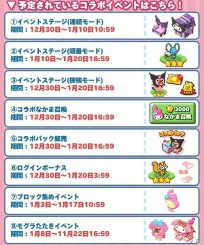 「LINE ポコパンタウン」で「マイメロディ」とのコラボレーションが実施中の画像2