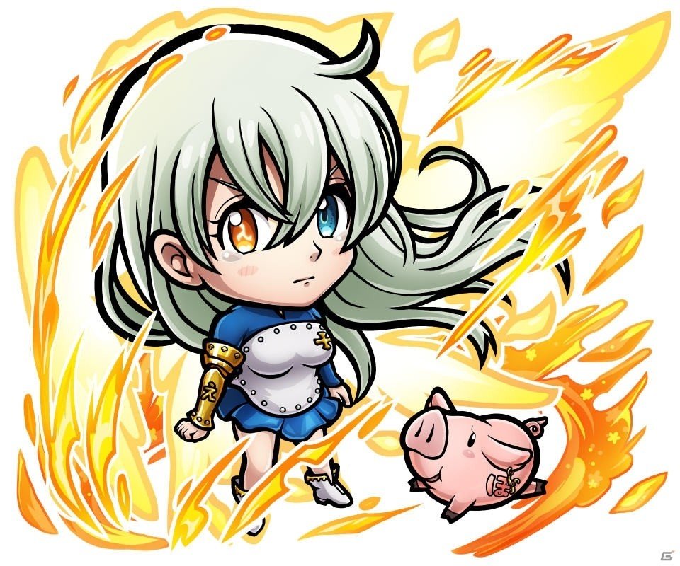 「共闘ことばRPG コトダマン」にメリオダスらが登場！TVアニメ「七つの大罪」とのコラボが1月7日より開催の画像3
