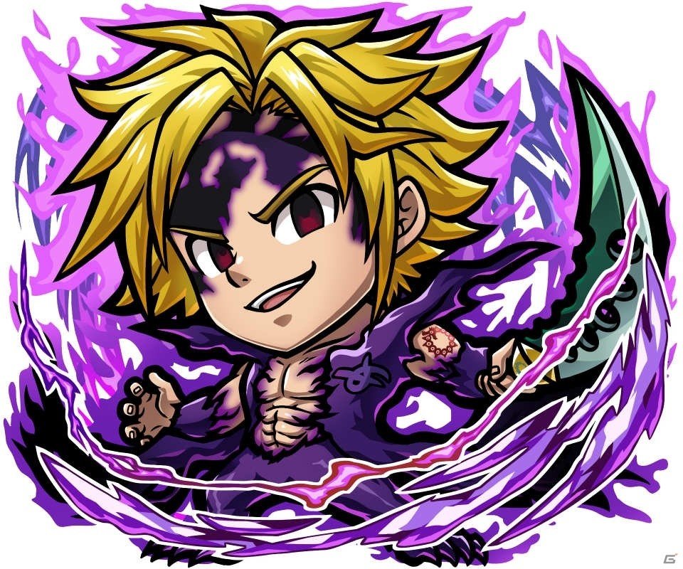「共闘ことばRPG コトダマン」にメリオダスらが登場！TVアニメ「七つの大罪」とのコラボが1月7日より開催の画像6