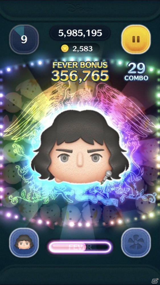 「LINE：ディズニー ツムツム」にロックバンド・QUEENのメンバーが新ツムとして登場！の画像3