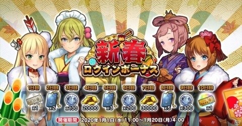 「英雄＊戦姫WW」ケイとドレイクが晴着姿で登場！「新春ガチャ 後編」が実施の画像3