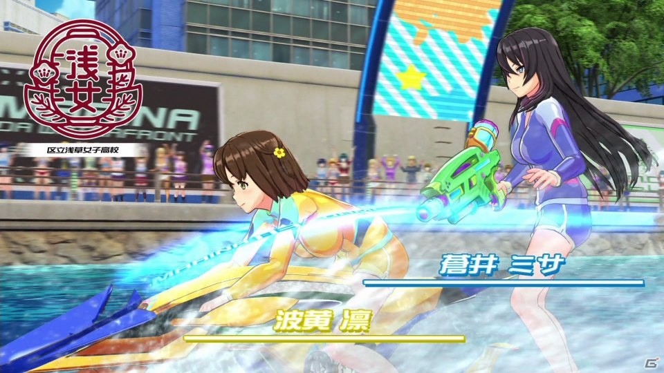 PS4「神田川JET GIRLS」ガールズジェットバトルの開幕を飾るプロローグムービーが公開！の画像1