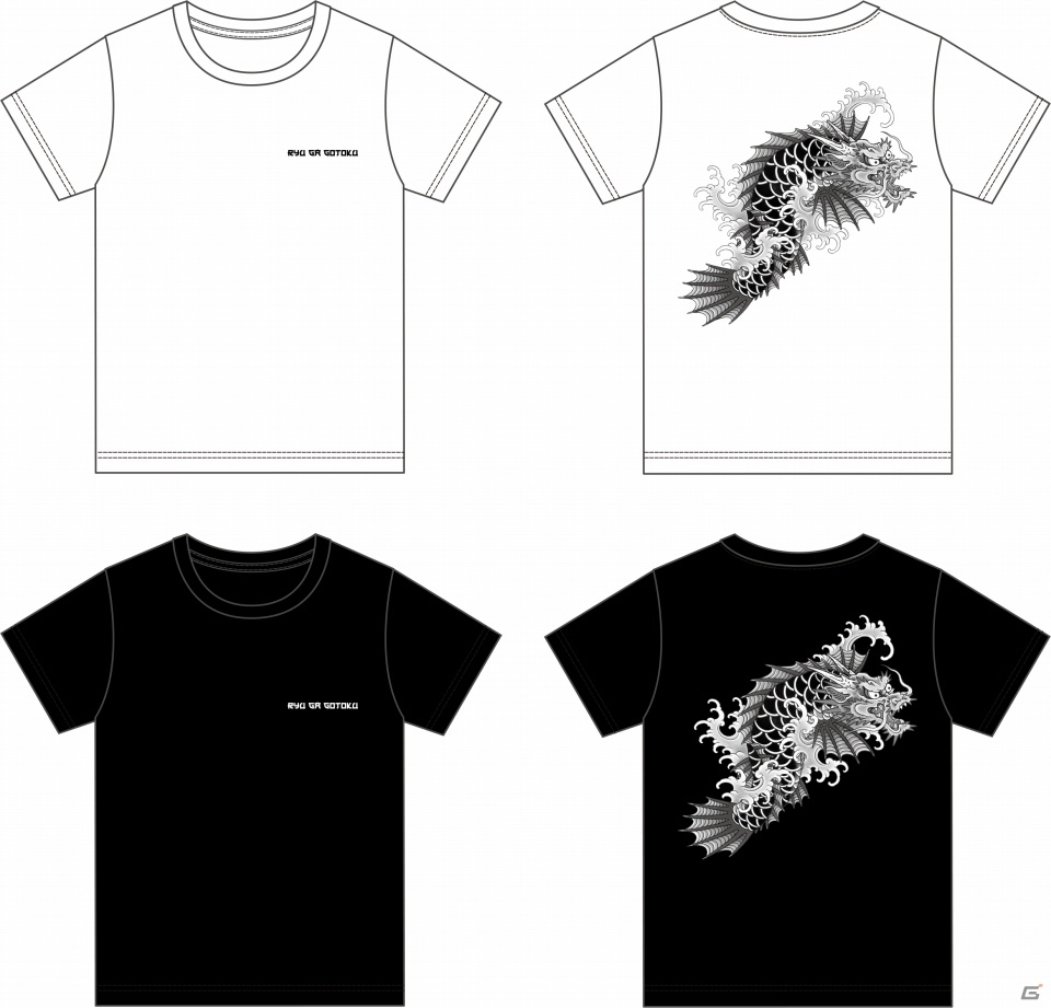 R4G、「龍が如く」の桐生一馬や春日一番の刺青をデザインしたTシャツや真島吾朗をインスパイアしたジャケットなどを発売！の画像4
