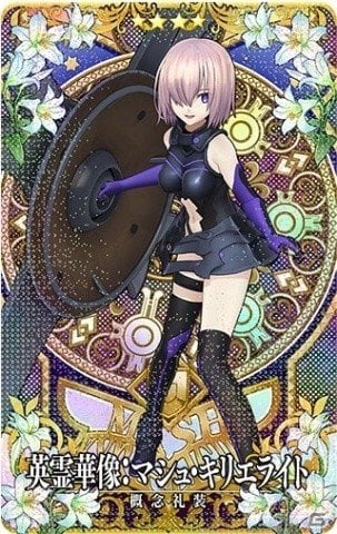 Fate/Grand Order Arcade」オリジナル概念礼装「英霊華像」の一部や