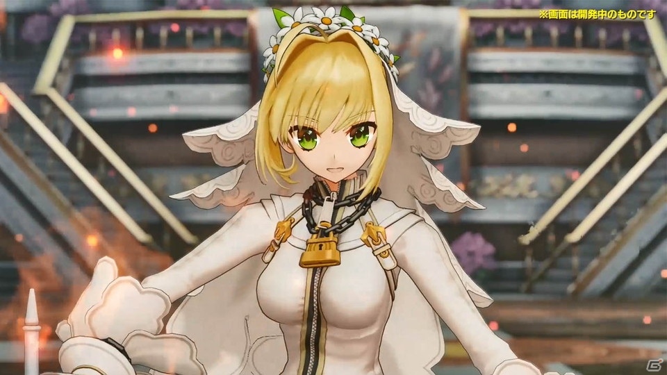 「Fate/Grand Order Arcade」オリジナル概念礼装「英霊華像」の一部やネロ・クラウディウス〔ブライド〕の3DCGが先行公開！の画像10