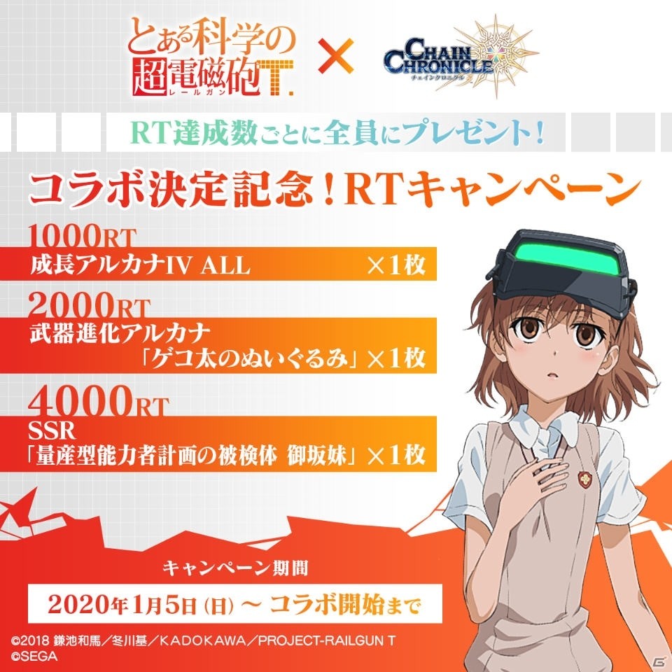 「チェインクロニクル3」TVアニメ「とある科学の超電磁砲T」とのコラボ開始日が1月23日に決定！の画像11