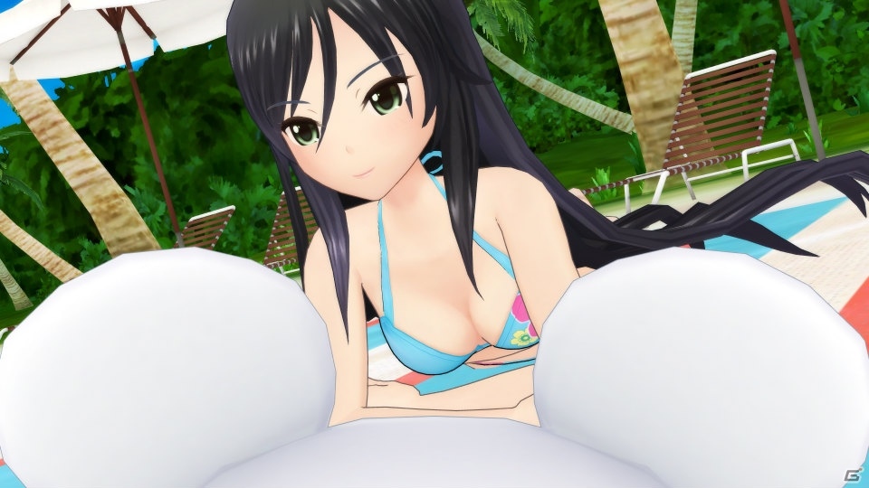 「オルタナティブガールズ2」浜辺で遊ぶメンバーたちを間近で鑑賞できる新機能「フライングメロ」が追加！の画像3