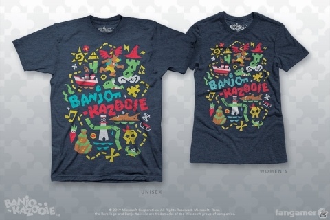 「バンジョーとカズーイの大冒険」オリジナルTシャツやクッション、マフラーなど9点のグッズが登場！の画像4