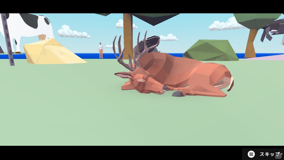 スローライフ街破壊アクション「ごく普通の鹿のゲーム DEEEER Simulator」Steamでのアーリーアクセスが開始の画像2