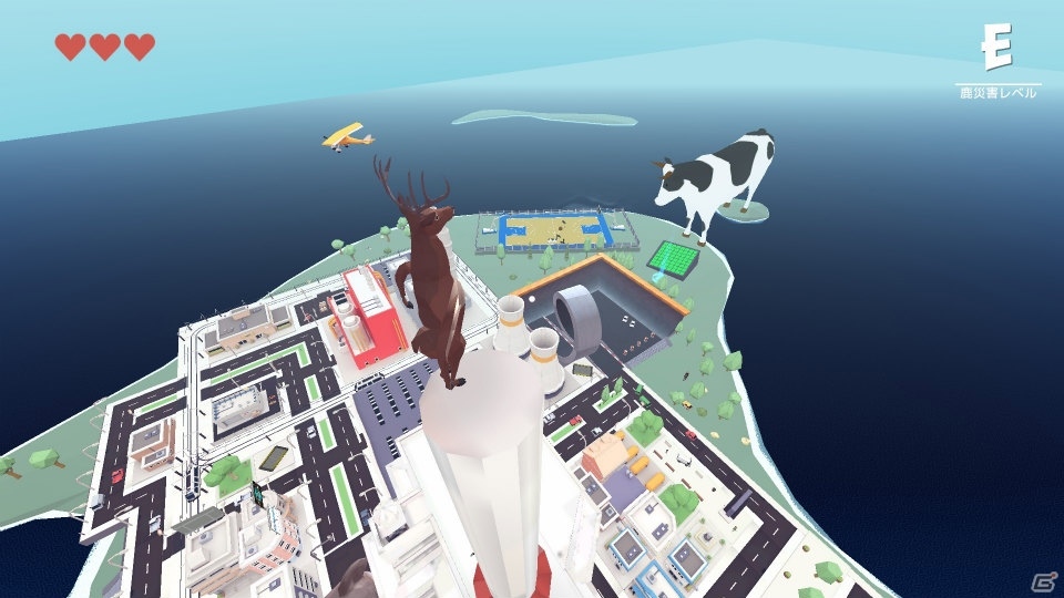 スローライフ街破壊アクション「ごく普通の鹿のゲーム DEEEER Simulator」Steamでのアーリーアクセスが開始の画像4