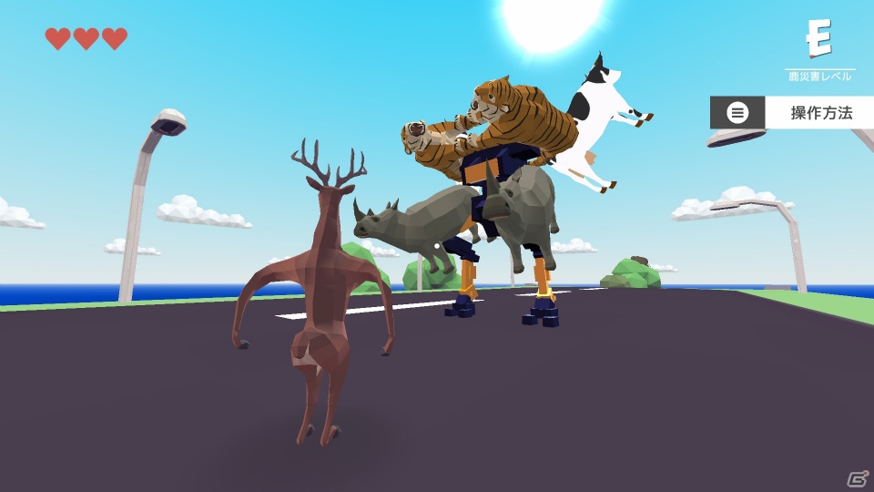 スローライフ街破壊アクション「ごく普通の鹿のゲーム DEEEER Simulator」Steamでのアーリーアクセスが開始の画像9