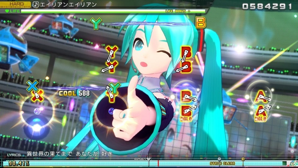 「初音ミク Project DIVA MEGA39's」リズムゲームの任意の部分だけを練習できる「プラクティス」が搭載！の画像1
