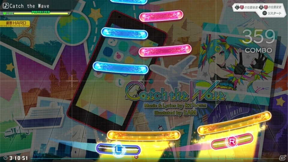 「初音ミク Project DIVA MEGA39's」リズムゲームの任意の部分だけを練習できる「プラクティス」が搭載！の画像5