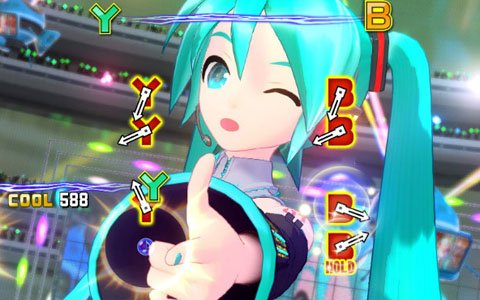 「初音ミク Project DIVA MEGA39's」リズムゲームの任意の部分だけを練習できる「プラクティス」が搭載!