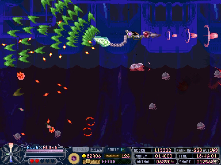 奇怪な生物が潜む地下空洞世界を舞台にしたSTG「Dezatopia」がSteamで1月24日に発売！の画像2