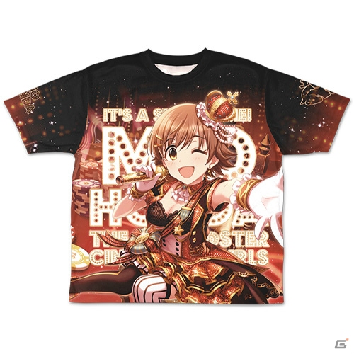 「アイドルマスター シンデレラガールズ」未央や飛鳥の両面フルグラTシャツがライブ会場で先行販売決定！の画像1